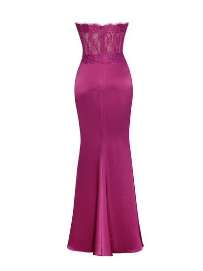 Vestido Everleigh®  Fucsia de encaje