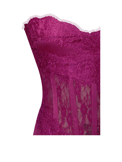 Vestido Everleigh®  Fucsia de encaje