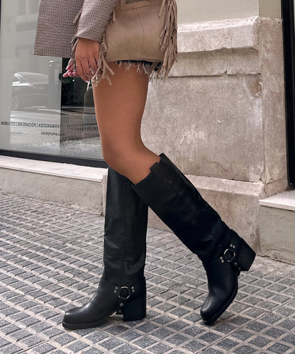 Botas moteras negras